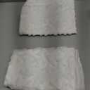 MIULEE Christmas Snowflake Decorative Throw Pillow Covers Set of 2,Soft Fluffy Faux Wool Winter Holiday Couch Pillows for Farmhouse Boho Home Decor Sofa Bed Porch Living Room 18x18 Inch Cream White