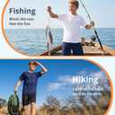 2 Pack Boys Tshirt Rash Guard, UPF 50+ Short Sleeve Swim Shirt, Quick Dry Swimwear for Beach, White/Navy