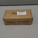 Probrico Soft Opening Kitchen Cabinet Hinges 2 Pairs (4 Pieces), Brushed Satin Nickel Face Frame Mounting Concealed Hinges for Kitchen Cupboard Hardware, with Mounting Screws