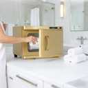 Towel Warmer,Towel Steamer for Facial, Professional Spa Hot Towel Warmer 8L, Towel Warmer Cabinet, Towel Cabinet for Facial Caddy for Salon,Spa, Massage Use(Gold)