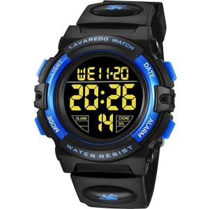 A ALPS Digital Watch with Rubber Band for Kids  Waterproof, Shockproof, Daily Use