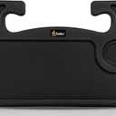 EcoNour 2 in 1 Car Steering Wheel Desk | Tray for Laptop Car Mount with Pen Holder | Desk Console for Car | Food Tray for Eating with Drinks Holder | Multipurpose Travel Car Accessories