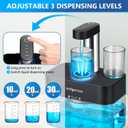 ZOFGENOW Automatic Mouthwash Dispenser, Wall Mounted, Black
