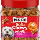 Milk-Bone Soft & Chewy Minis Dog Treats, Made with Real Chicken, 18 Ounce Canister (EXP 08/15/26)