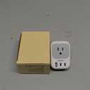 TESSAN 2 Pack Type E F Plug Adapter (2 USB-C), France Spain South Korea Power Adapter with 4 Outlets 3 USB, European Travel Adaptor for US to Germany Iceland Greece Portugal