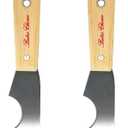 Bates- Paint Scraper, Taping Knife, Pack of 2 Putty Knife Scraper, Scraper, 5 in 1 tools, Spackle Knife, Caulk Removal Tool, Painters Tool, Paint Can Opener, Paint Remover for Wood, Wallpaper Scraper