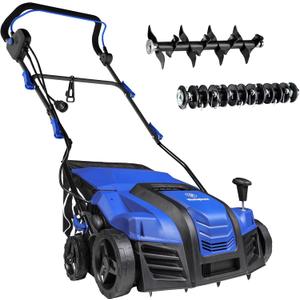 Westinghouse 16" 15-Amp 2-in-1 Electric Dethatcher and Scarifier with Collection Bag