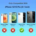 BITOBE Designed for iPhone 12/12 Pro, Cute 3D Butterfly Case Slim Plating Glitter Bling Luxury Cover for Women Girls Protective Camera Protection Bumper 6.1" Purple