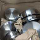 Cuisinart Chef's Classic 10-Piece Stainless Steel Cookware Set, 77-10P1