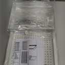 Ipotive Multi-Functional Metal Shoe Rack,Expandable Adjustable Stackable Kitchen Organizer,Metal Shelf risers for cabinets, Kitchens and Closet, Bathroom(White/Large)