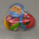 Hypeety Parrot Colorful Ball Toys with Bell Cage Hanging Chewing String for Parakeet Conure Cockatiel Small Medium Birds (A+B+C)