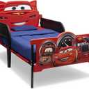 Delta Children Plastic 3D-Footboard Twin Bed, Disney/Pixar Cars