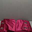 BULBUL Living Room Velvet Window Curtains 84 inch Length- 2 Panels Hot Pink Blackout Window Drapes Curtain Thermal Insulated Room Darkening Decor Grommet Curtains for Bedroom