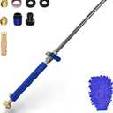 AgiiMan Jet Nozzle High Pressure Hose Nozzle for Garden Hose Power Washer Wand, 2-in-1 High Pressure Washer with 2 Different Nozzles and Hose Quick Connectors for Car Washing, Garden Cleaning, Patio