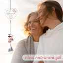 Retirement Gift for Woman, Men - Suncatcher Decor - Best 2025 Retired Gifts for Women, Men, Friends, Coworker, Teacher, Funny Retirement Gifts