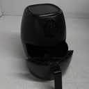 CHEFMAN Small Air Fryer Healthy Cooking, 3.6 Qt, Nonstick, User Friendly and Dual Control Temperature, w/ 60 Minute Timer & Auto Shutoff, Dishwasher Safe Basket, Matte Black, Cookbook Included