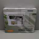 ViKert Vanity Mirror with Lights, 5X Magnification Spot Mirror, Makeup Mirror with Dimmable 3 Color Lighting, 17.3"L x 14.2"W