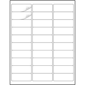 Methdic Address Labels 1" x 2-5/8" 900 Labels Sticker Paper for Laser/Ink Jet Printer Mailing Labels 8.5"11" White 30 per Sheet