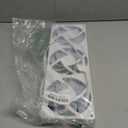 NZXT F360 RGB Core - 360mm Single-Frame Fan Unit with 3 x 120mm RGB Fans - Speed & Lighting Control - High Static Pressure & Airflow - Fluid Dynamic Bearings - 8 aRGB LEDs Per Fan - White