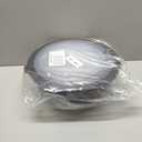 COOK WITH COLOR Mixing Bowls with TPR Lids - 12 Piece Plastic Nesting Set includes 6 Prep and Lids, Microwave Safe Bowl (Black Ombre)