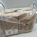 Favoyard Patio Chair Cushions 24 x 24 x 4 Inch Waterproof Outdoor Seat Cushions for Patio Furniture 3-Year Color Fastness Garden Sofa Couch Chair Pads with Handle & Adjustable Straps Set of 2, Green