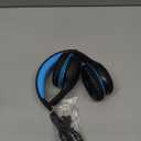 Kids Bluetooth Headphones, 60 Hours Playtime, Bluetooth 5.4 Kids Headphones Wireless, Type-C Fast Charging, 85/94dB Volume Limited, Foldable Toddler Wireless Headsets with Mic-Black Blue