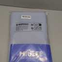 MIULEE Light Blue Blackout Curtains for Bedroom Living Room 63 Inches Long 2 Panels, Thermal Insulated Room Darkening Drapes Solid Grommet Noise Reduction Light Blocking Window Treatments 40x63 Inch