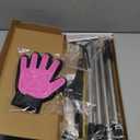 B-Land Carpet Rake for Pet Hair Removal, Reusable Pet Hair Remover with 60 Adjustable Long Handle, Carpet Scraper Dog Cat Hair Remover Tool for Rugs, Mats