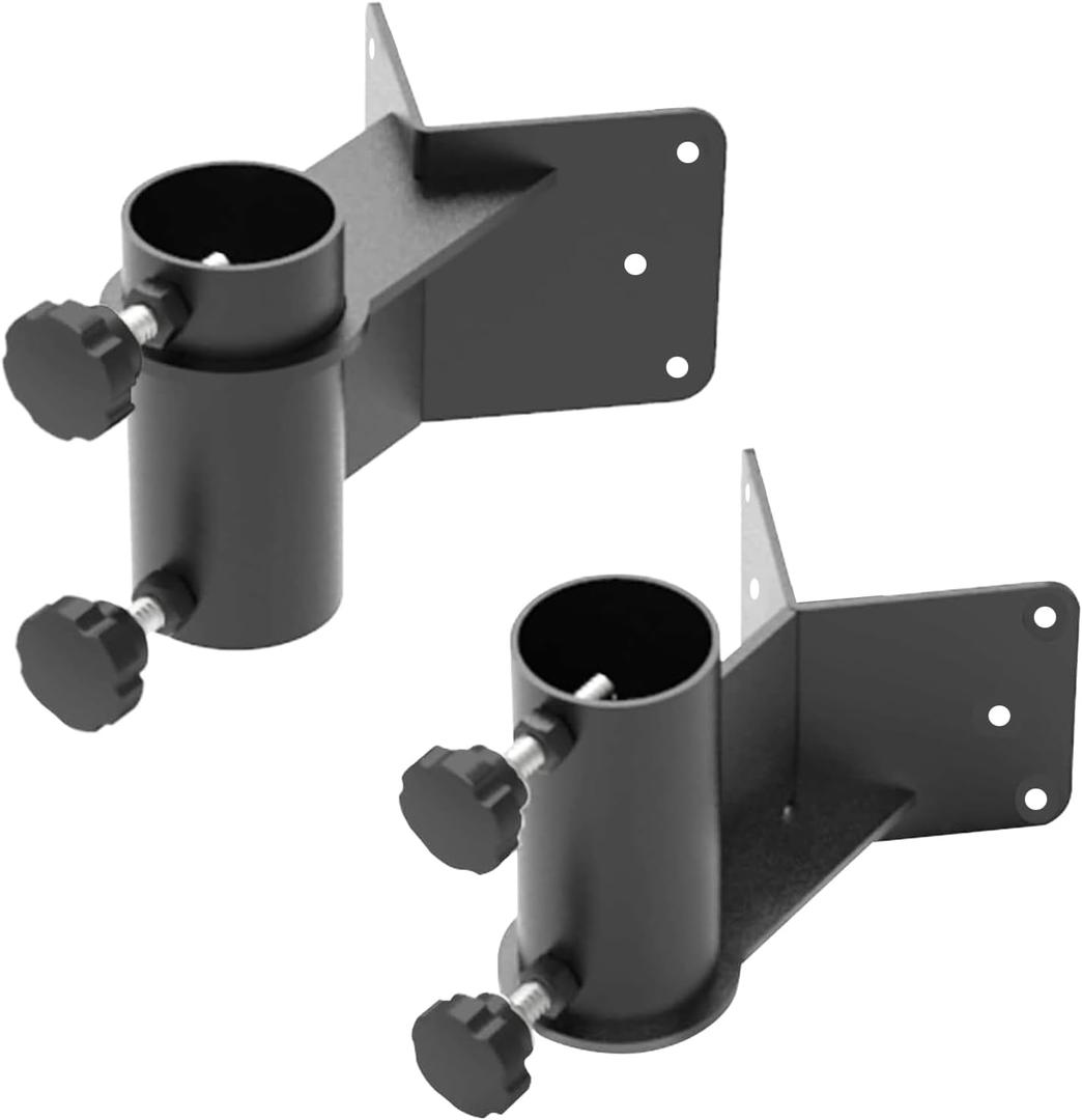 Patio Umbrella Holder Corner Mount,Patio Umbrella Side Holder, Balcony, Courtyard - Umbrella Base Parasol Holder Sun Umbrella Clamp Mount/Bracket for Outdoor Deck Railing Umbrella Holder.