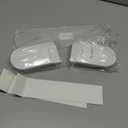 simpletome ONE Hand Tear Paper Towel Holder Under Cabinet Adhesive or Drilling Installation Aluminum Alloy + ABS (White)