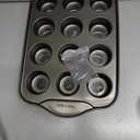 3-Pack Mini Cheesecake Pans Removable Bottom, 12-Cavity Mini Muffin Baking Pan, Carbon Steel Nonstick Round Cupcake Mold, 13" x 8"