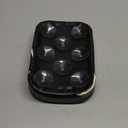 Motorcycle Black Suction Cup Rear Pillion Passenger Pad Seat For Harley 883 1200 48 Universal(Black 8)