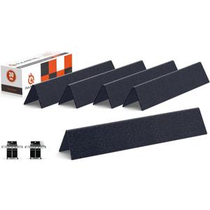 QuliMetal 17.5" Flavorizer Bars for Weber Genesis 300 Series Grill Parts, Genesis E310 E320 E330 S310 S320 S330 Front Control Grills, Heat Plate Shield Weber Genesis Parts Replacement 7620 7621,5 Pack