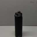 Ello Pop & Fill Stainless Steel Water Bottle with Quick Fill Technology, Double Walled Vacuum Insulated Metal, Leak Proof Locking Lid, Sip & Chug, BPA Free, Holiday Gift for Him Her, 22oz, 32oz, 40oz (Tonal Black)