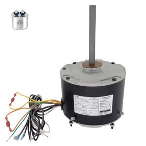 W51-14CJA1-02 Condenser Fan Motor 1/4 HP 208-230V 1075RPM Replaces FSE1026SV1 WG840728 D7909 D909 51-23054-11 Reversible Rotation 1.4A 48 Frame with 10uf Capacitor
