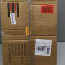 Retro End Table, 3-Tier Small Side Table, Narrow Couch Side Table for Small Spaces, Farmhouse End Table, Modern Accent Table, Skinny Bedside Table Nightstand for Bedroom, Living Room (Rustic Brown)