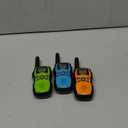 Wishouse Walkie Talkies Rechargeable for Kids Adults Long Range,Xmas Birthday Gift for Boys Girls 3 4 5 6 7 8 9 10 Year Old,Hiking Gear Camping Games Toys with Flashlight,VOX,Easy to Use 3 Pack (Green Blue Orange)