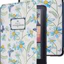 WALNEW Case for 7-inch Kindle Paperwhite 12th Gen 2024 and Colorsoft Signature Edition, Premium PU Leather Protective Cover for Kindle Paperwhite, Auto Wake/Sleep