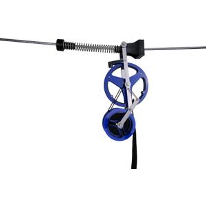 Rerun Zip Line Trolley Return by ZIPLINEGEAR - Automatically Return Your Zip Line Trolley Using Your Own Counterweight. Includes 10" Spring Stop