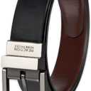 Kenneth Cole REACTION Men's 2-in-1 Reversible Dress Belt (38, Black/Brown Gunmetal)