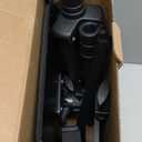 Laptop Tripod on Wheels with 2 Shelves, Portable Projector Floor Stand Adjustable Height 25.9 to 51.8 Inch with Phone Holder