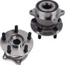 Autoround 512401 Rear Wheel Bearing and Hub Assembly Fit for Subaru Forester Impreza Outback Crosstrek Legacy WRX STI BRZ 2008-2021, Scion FR-S 2013-2016, Toyota 86 2017-2020, 5-Lug w/ABS Pair