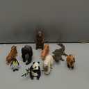 9 PCS Zoo Animal Toys for Kids 3-5 Realistic Plastic Wild Animal Figurine Toys Educational Learning Toy for Kids Boys Girls Toddlers