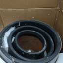 Kante 15.3"+11.6"+8.2" Dia Round Concrete Planter, Large Outdoor Indoor Planter Pots Containers with Drainage Holes and Rubber Plug for Home Garden Patio, Black