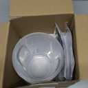 Vtopmart 6 Pack 32oz Deli Containers with Airtight Lids, Freezer Soup Containers for Take-out, Plastic Reusable Food Storage Container for Meal Prep, Salad, Leftover, Lunch, Microwave/Dishwasher Safe