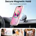 AOTESIER Magnetic for iPhone 13 Mini Case, [Compatible with MagSafe][Military Shockproof Protection] Silicone Case with Soft Microfiber Lining, Camera & Screen Protection 5.4 inch, Chalk Pink