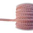 1/2 Inch Gimp Braid Trim 15 Yards for Upholstery Costume DIY Crafts(Dusty Pink Powder 1026)