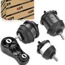 4PCS Engine Motor Transmission Mount Kit Compatible with GMC Acadia/Saturn Outlook 3.6L 2009-2016 Buick Enclave Chevrolet Traverse 3.6L 2009-2017 Auto Transmission Motor Mount Replace A5444 A5458HY