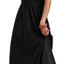 WIHOLL Maxi Black Dresses for Women Casual Long Summer Sun Dresses 2026 Sleeveless Vacation Outfits for Women Plus Size XL