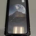 Metal Heavy Duty Case for Samsung Galaxy S25 Aluminum Military Grade Rugged Case with Metallic Stand Screen Protector Screws Dustproof Shockproof Full Cover for Man (Black)